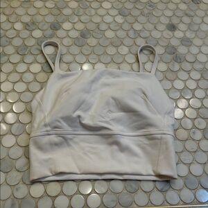 Women’s White Lululemon Nulu Tank Top
